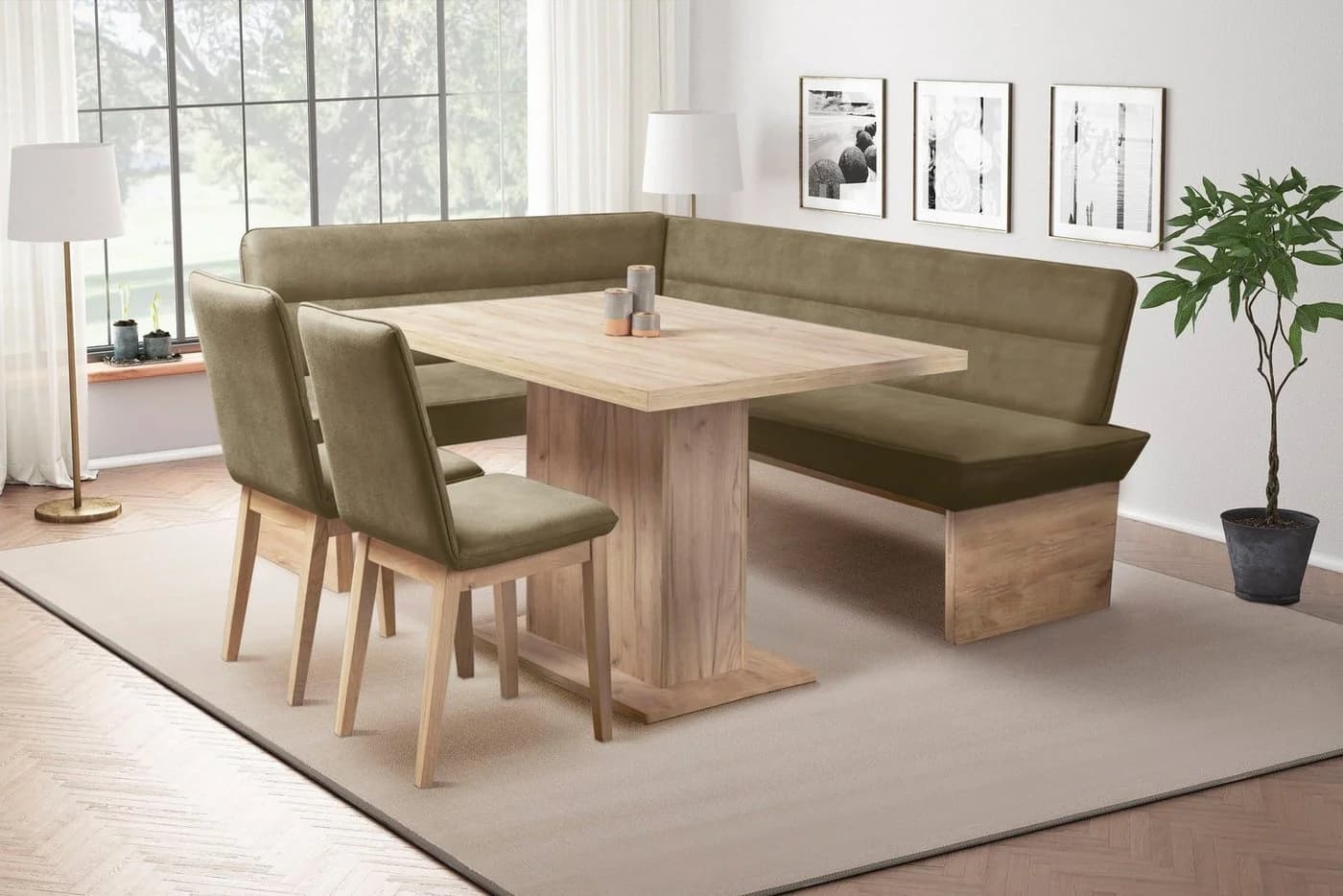 OTTO HOME Eckbankgruppe Beluna 4-tlg. Cappuccino Microfaser - Bild 2