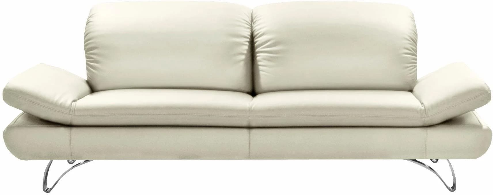 PLACES OF STYLE San Angelo 2-Sitzer Sofa Weiß mit Verstellfunktion