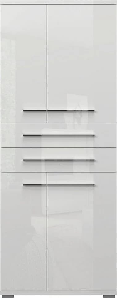 OTTO HOME Piano Garderobenschrank Weiß Hochglanz - Bild 3