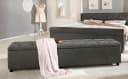 Home Affaire Polsterbank Goronna Grau 180cm Kiefer Massivholz Bild 5