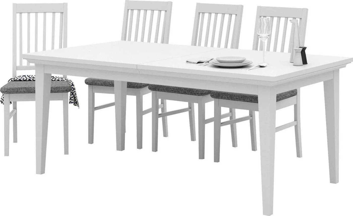 HOME AFFAIRE Esstisch Paris Weiß Rechteck - Bild 2