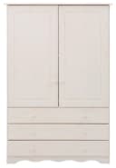 HOME AFFAIRE Wäscheschrank Minik Weiß Massivholz Bild 5