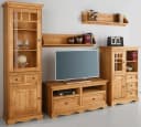 OTTO HOME Wohnwand Melissa Landhausstil Beige Massivholz Bild 1