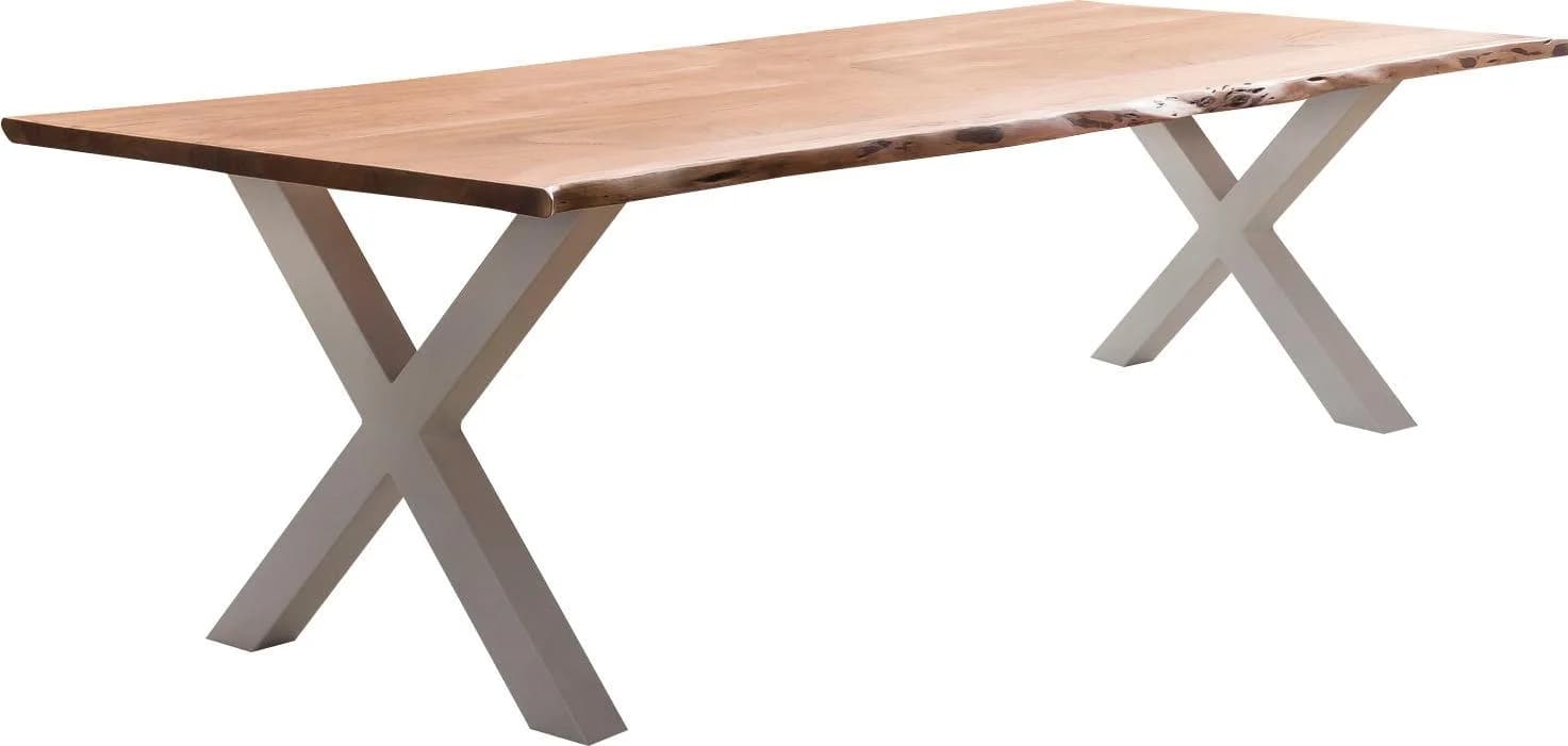 Esstisch HOME AFFAIRE Manhattan Massivholz Akazie Landhausstil