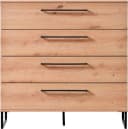 INOSIGN Sideboard Sardinia 4 Schubladen Braun Eiche Dekor Bild 1