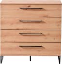 INOSIGN Sideboard Sardinia 4 Schubladen Braun Eiche Dekor Bild 3