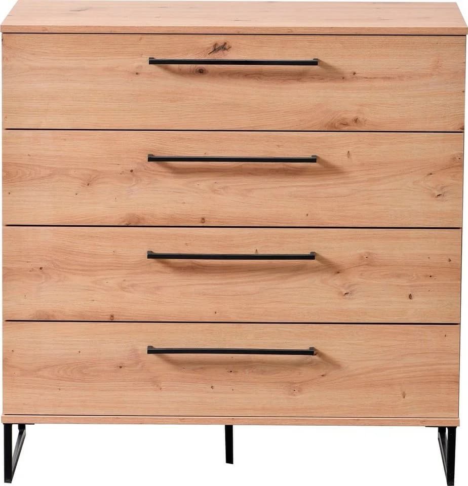 INOSIGN Sideboard Sardinia 4 Schubladen Braun Eiche Dekor - Bild 3
