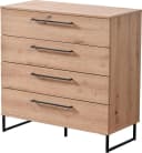 INOSIGN Sideboard Sardinia 4 Schubladen Braun Eiche Dekor Bild 5
