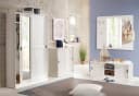 Home affaire Garderobenschrank Nekso Weiß mit Spiegel Bild 1