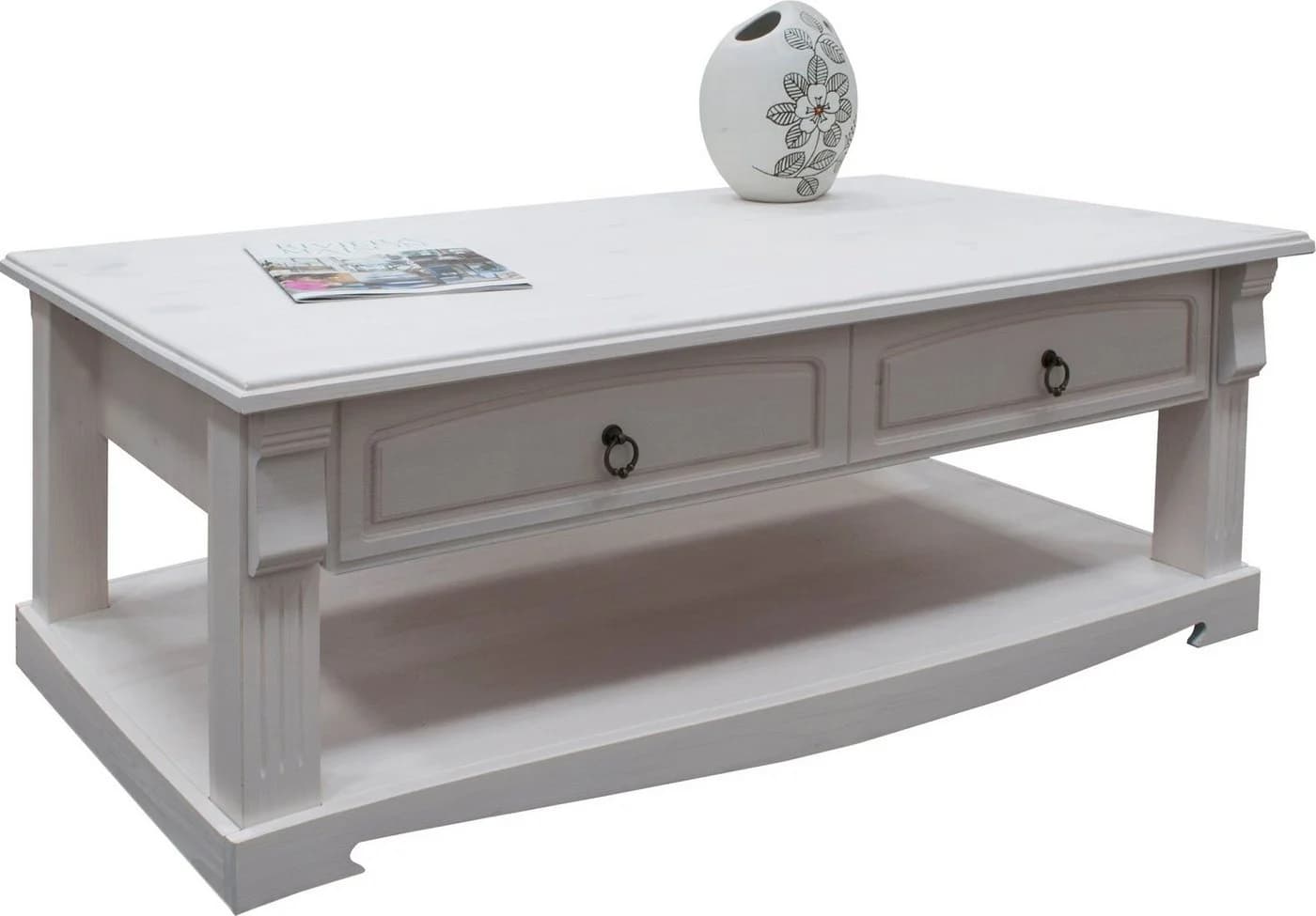 Couchtisch OTTO HOME Anna Weiß mit Schublade und Ablage - Bild 2
