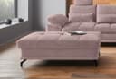 OTTO HOME Polsterhocker Costello Lila Samtoptik Federkern Bild 2