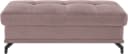 OTTO HOME Polsterhocker Costello Lila Samtoptik Federkern Bild 3