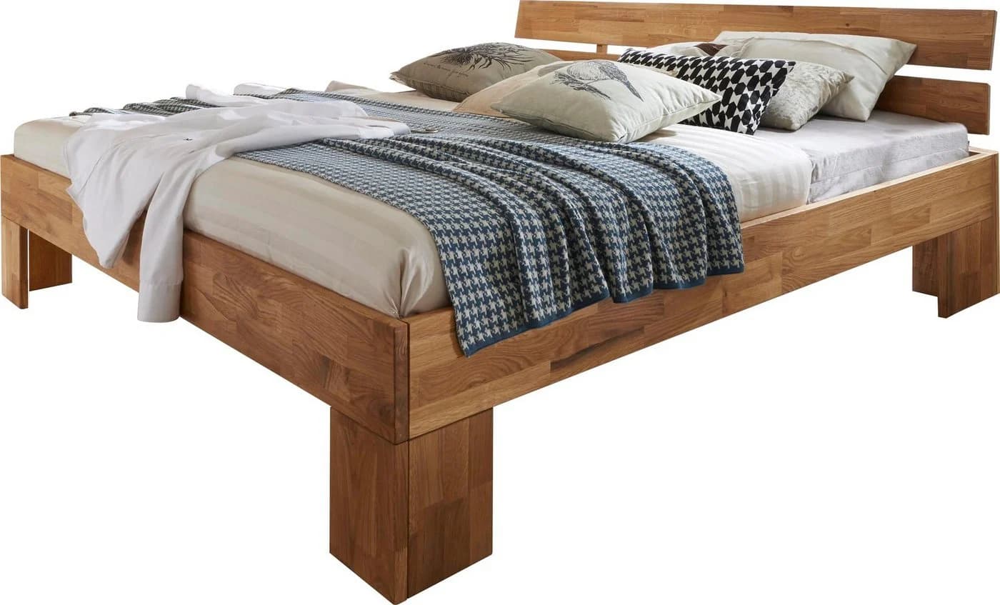 HOME AFFAIRE Tommy Massivholzbett Wildeiche Futon Stil - Bild 2