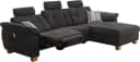 Jockenhöfer Gruppe Ecksofa Savona L-Form Schwarz Elektrische Relaxfunktion USB Bild 4