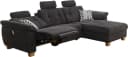 Jockenhöfer Gruppe Ecksofa Savona L-Form Schwarz Elektrische Relaxfunktion USB Bild 5
