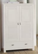 Wäscheschrank OTTO HOME Rauna Weiß Massivholz 2-türig Bild 5