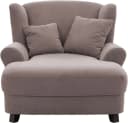 HOME AFFAIRE XXL-Sessel Oase Taupe Luxus-Microfaser Bild 1