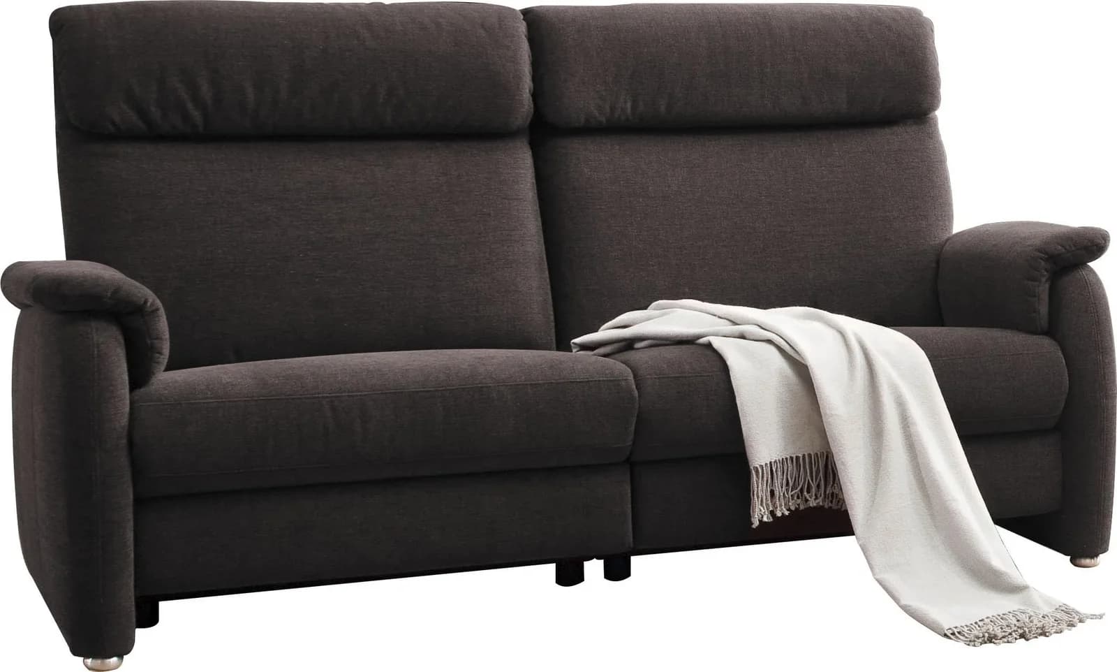 HOME AFFAIRE Turin 2-Sitzer Sofa Braun Motorische Relaxfunktion