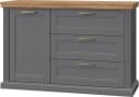 OTTO HOME Sideboard Tara Landhaus Grau Matt 138cm Bild 2