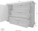 OTTO HOME Sideboard Tara Landhaus Grau Matt 138cm Bild 4