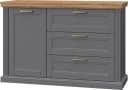 OTTO HOME Sideboard Tara Landhaus Grau Matt 138cm Bild 5