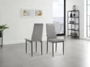 OTTO HOME Esszimmerstuhl Remus Grau Schwarz Samtvelours Bild 2