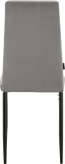 OTTO HOME Esszimmerstuhl Remus Grau Schwarz Samtvelours Bild 4