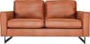 HOME AFFAIRE Pinto 2-Sitzer Sofa Cognac Microfaser Lederoptik Bild 1