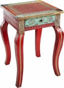 Beistelltisch OTTO HOME Bunt Handbemalt Mangoholz Bild 1