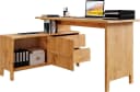 Schreibtisch HOME AFFAIRE Luven Massivholz Natur Bild 2