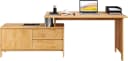 Schreibtisch HOME AFFAIRE Luven Massivholz Natur Bild 5