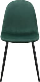 OTTO HOME Eadwine Esszimmerstuhl Dunkelgrün Samtvelours Metallgestell Bild 1