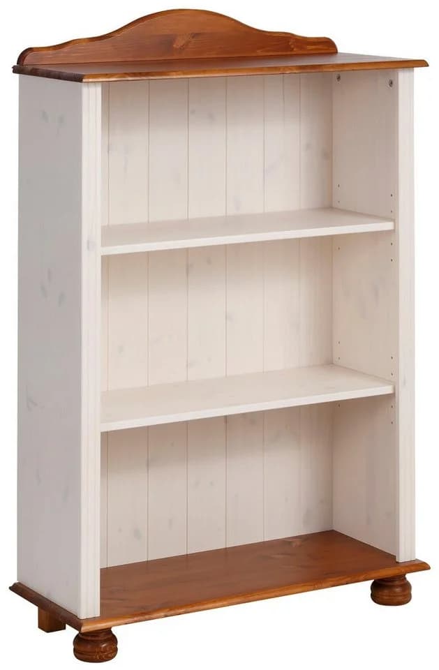 OTTO HOME Regal Mette Weiß Honigfarben Massivholz Kiefer