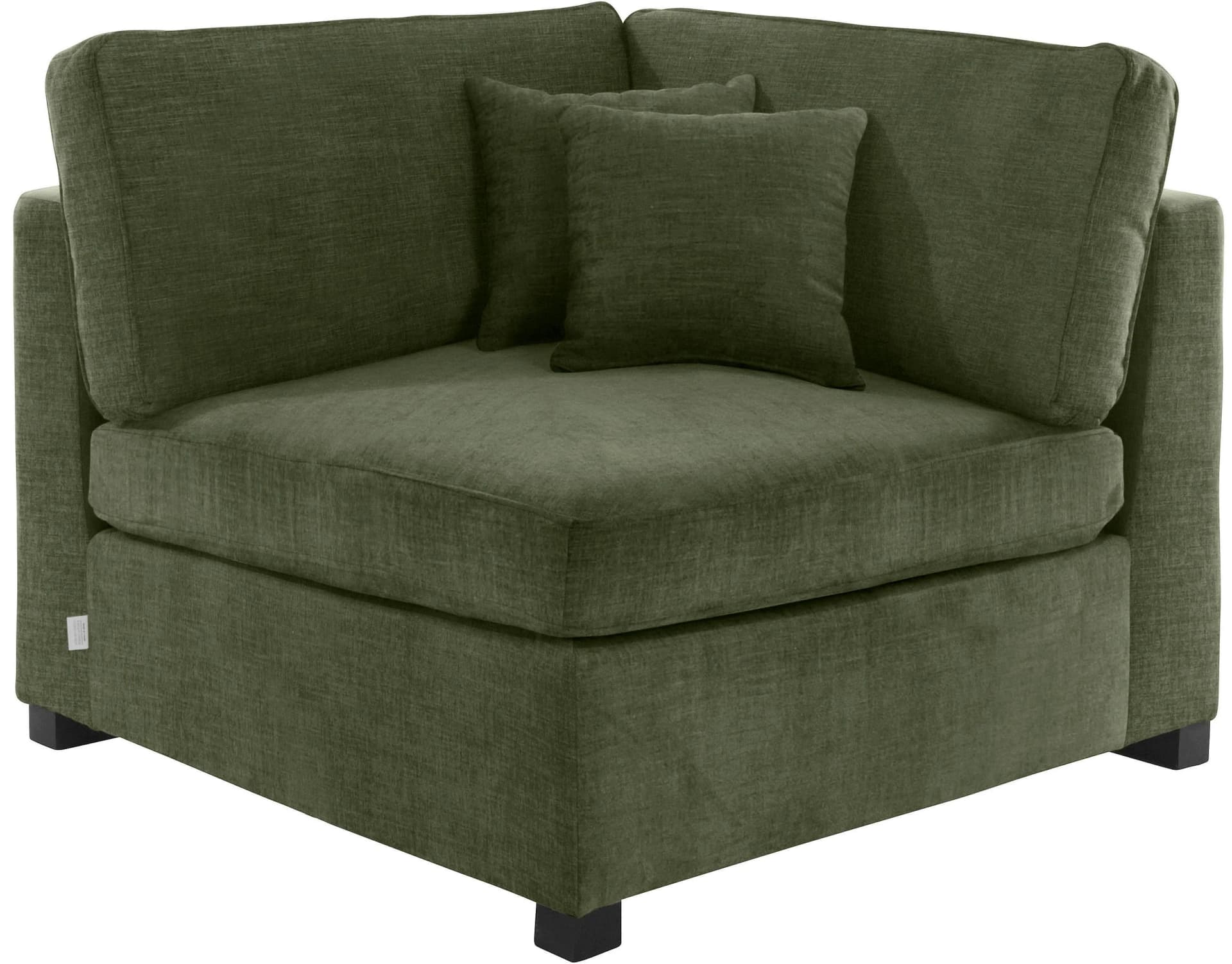 Home Affaire Skara Sofaelement Grün Samtvelours Modul
