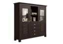 OTTO HOME Buffet Rauna Massivholz Braun mit Glaseinsätzen Bild 2