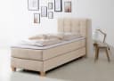 HOME AFFAIRE Boxspringbett Moulay Beige mit Topper Bild 2