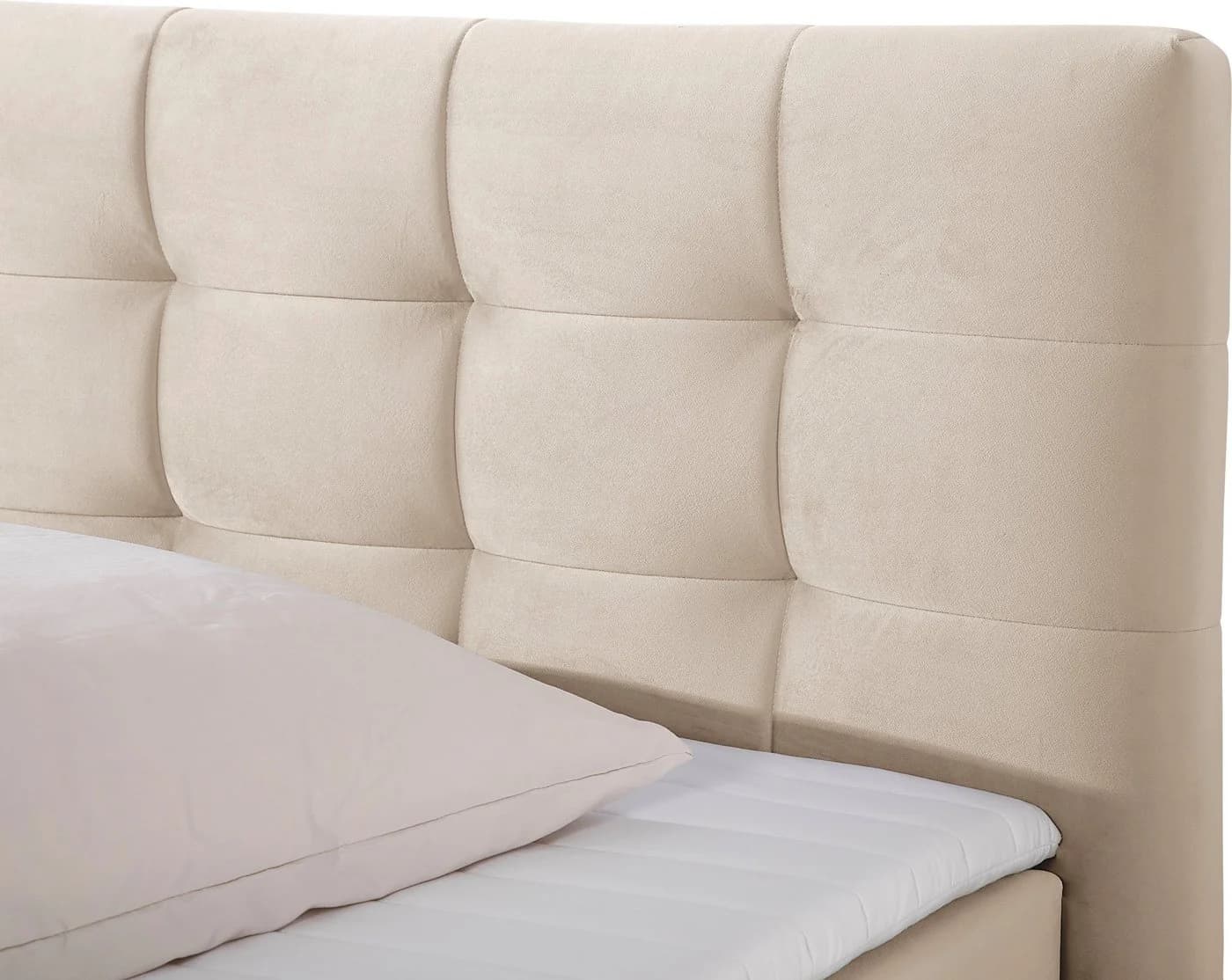 HOME AFFAIRE Boxspringbett Moulay Beige mit Topper - Bild 5