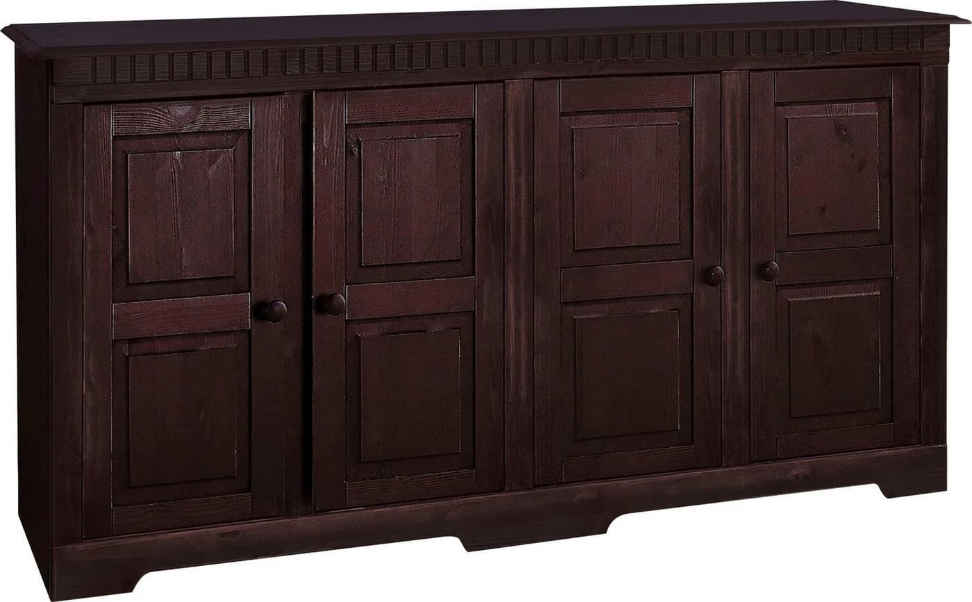 OTTO HOME Sideboard Lisa Massivholz Braun - Bild 2