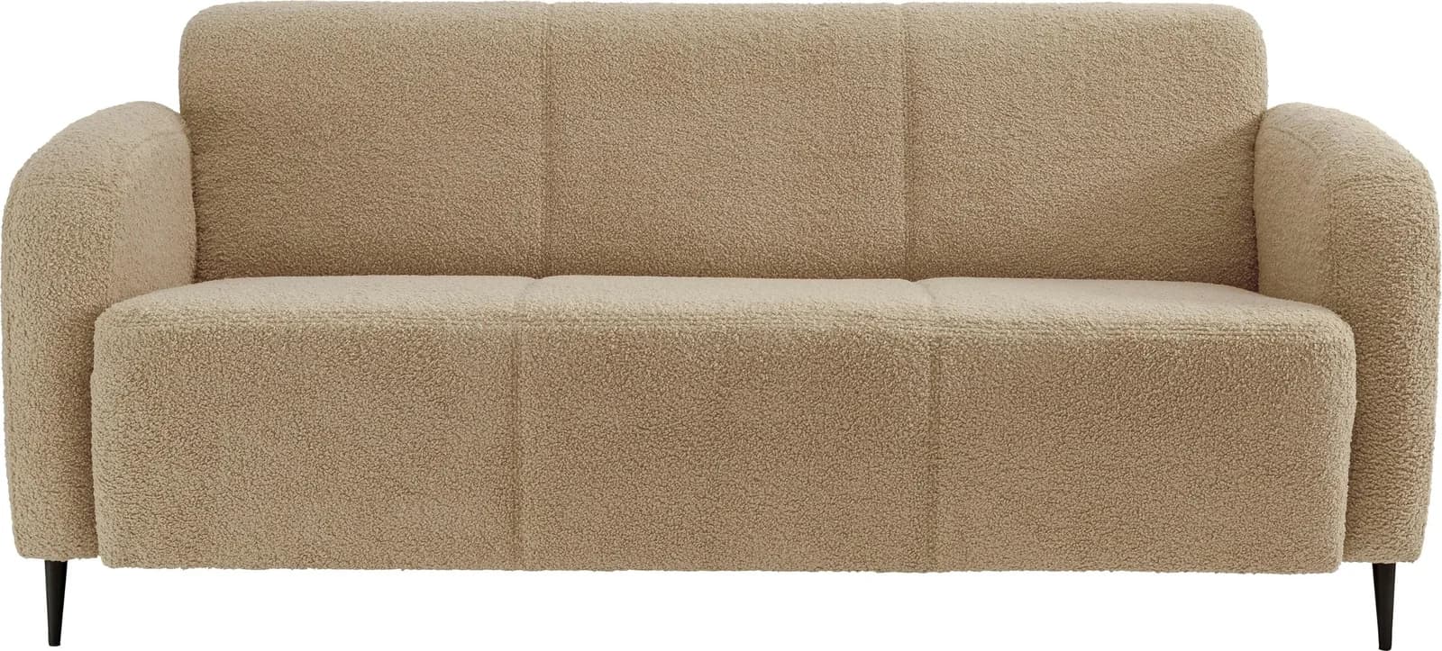 HOME AFFAIRE 3-Sitzer Marone Creme Luxus-Microfaser