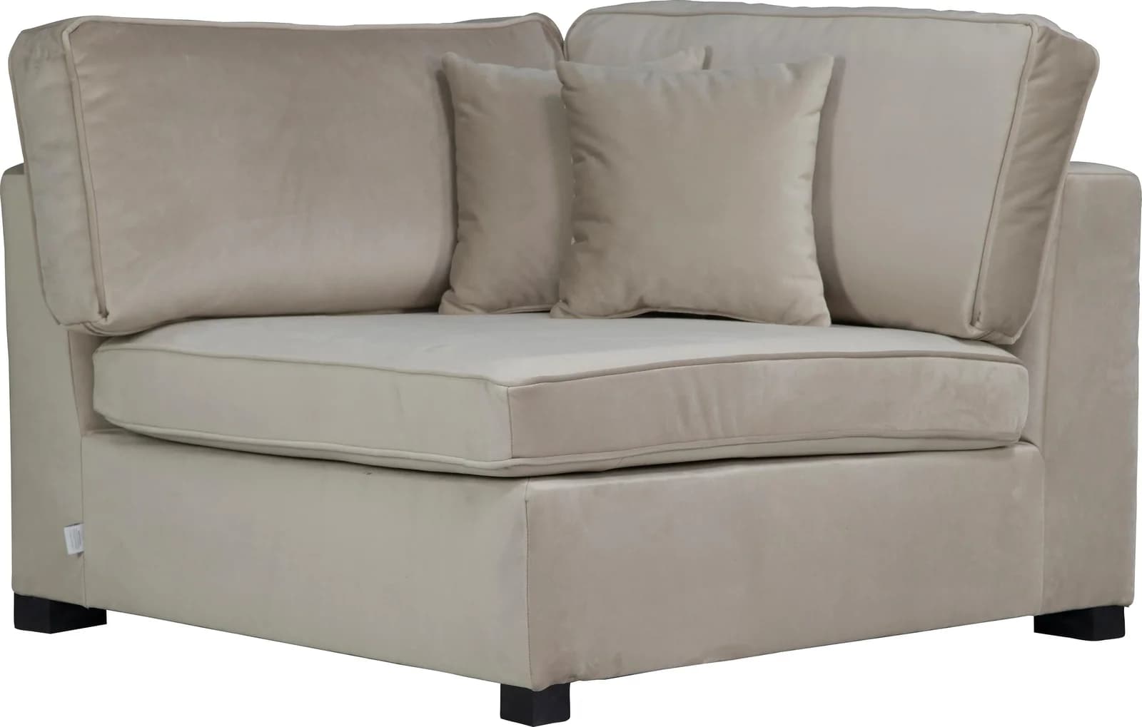 Home Affaire Skara Sofaelement Beige Samtoptik Eckteil Rechts