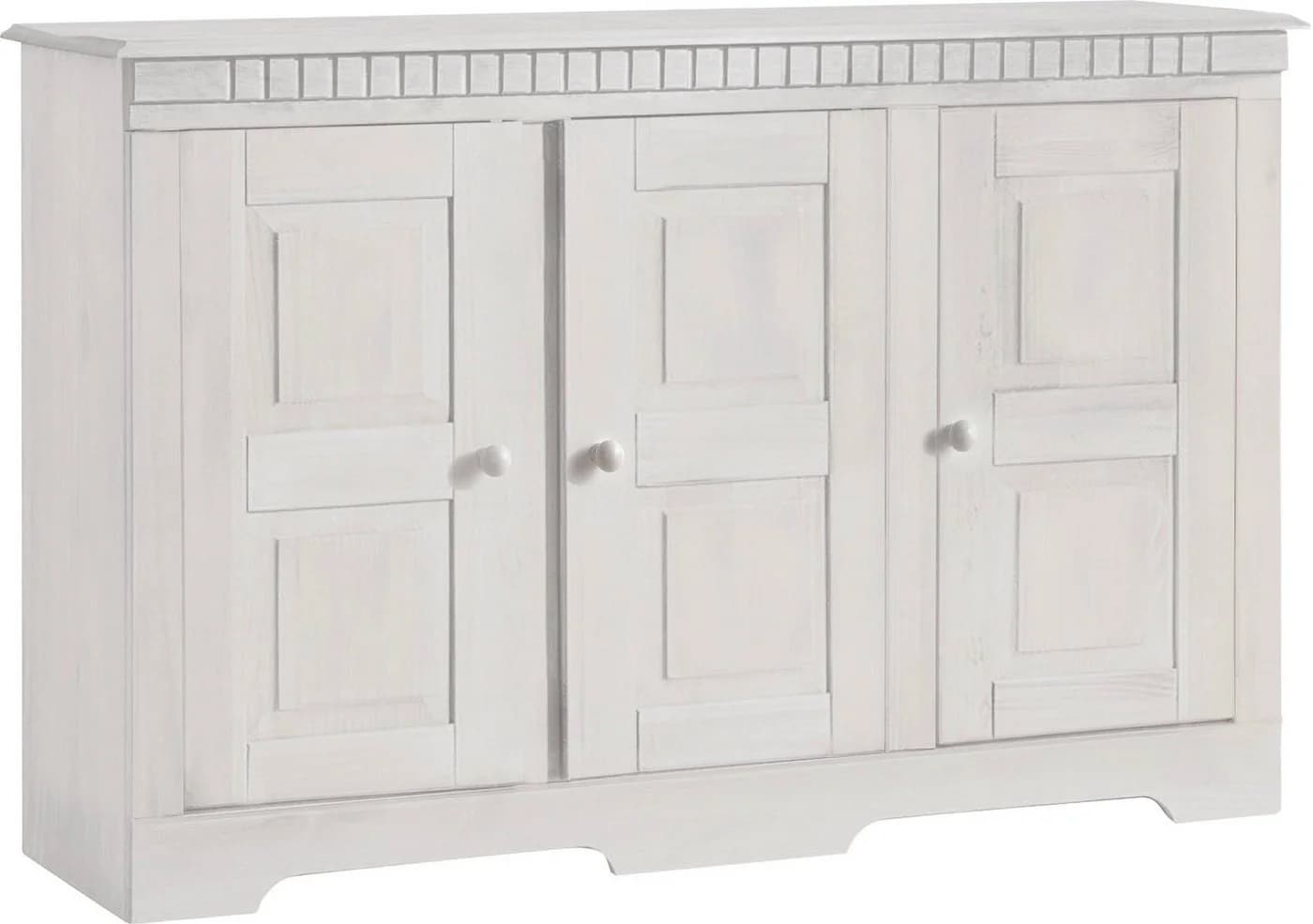 OTTO HOME Sideboard Lisa Weiß Massivholz Kiefer - Bild 2