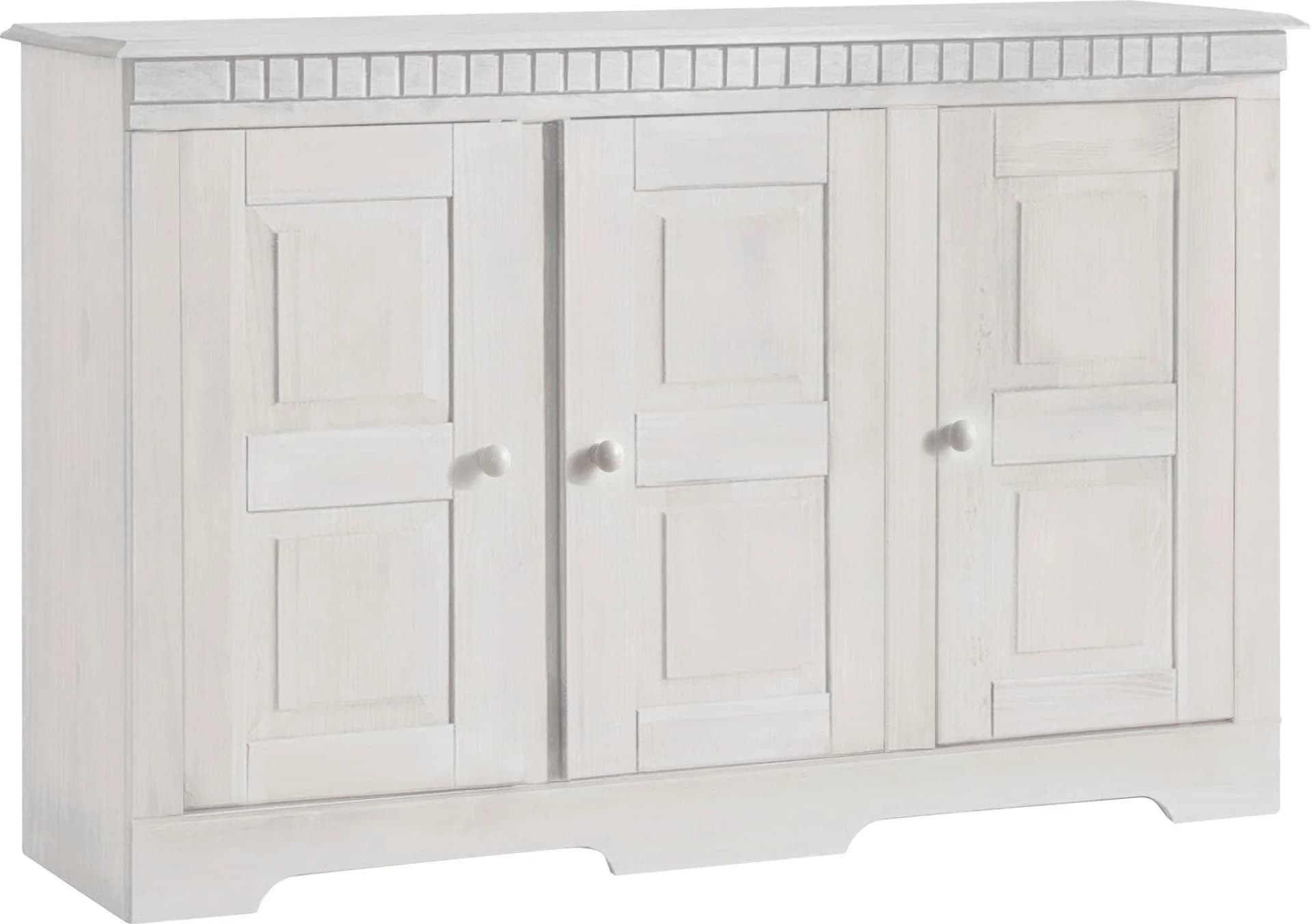 OTTO HOME Sideboard Lisa Weiß Massivholz Kiefer - Bild 5