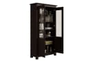 OTTO HOME Vitrine Rauna Massivholz Dunkelbraun mit Glaseinsätzen Bild 5