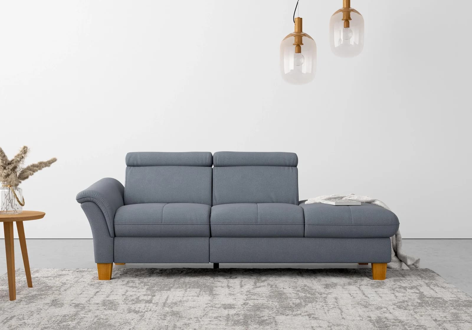 Home Affaire Recamiere Lindgren Hellblau Polyester