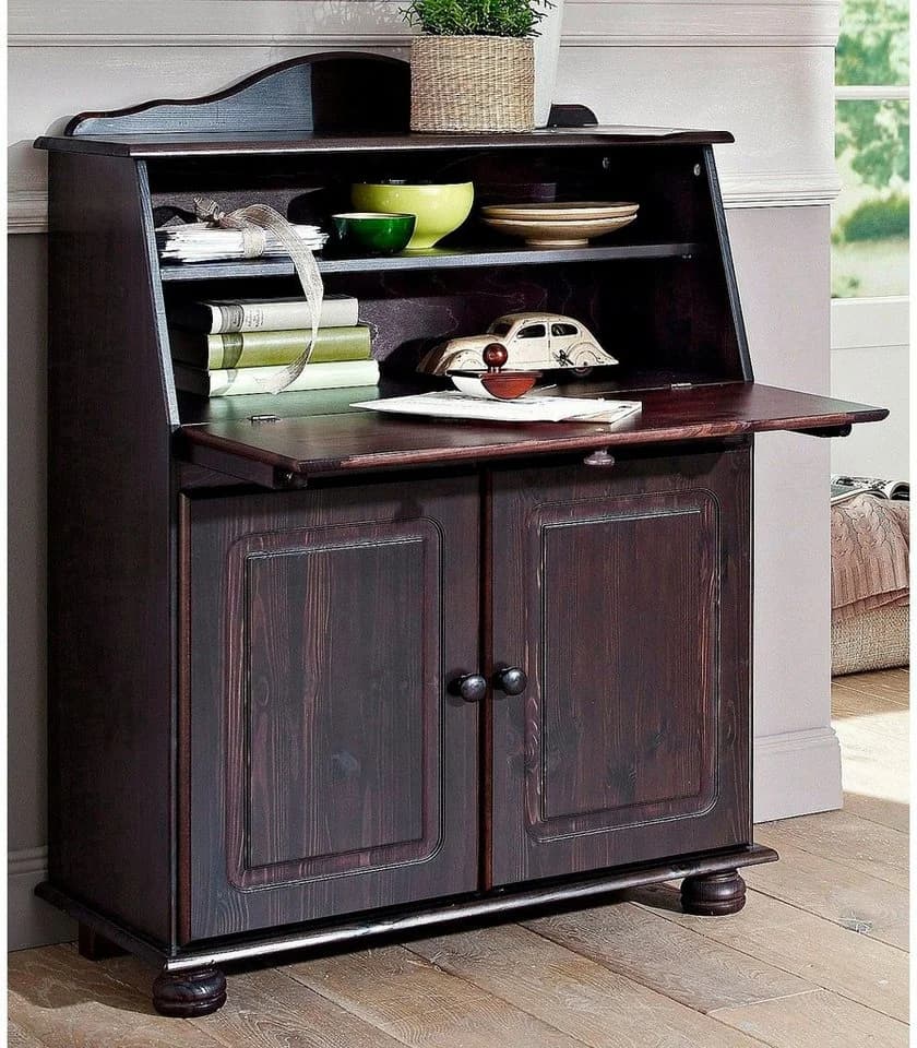OTTO HOME Regal Mette Dunkelbraun Massivholz Kiefer - Bild 5