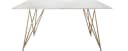 Esstisch Leonique Louie Marmor Optik Gold Modern Bild 3