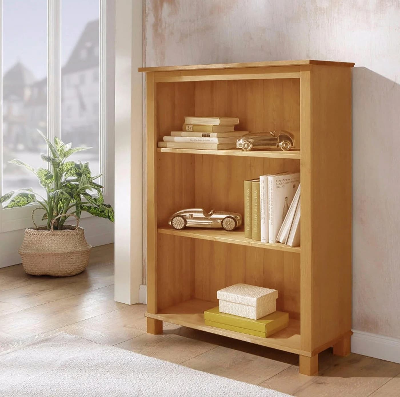 OTTO HOME Regal Pivo Massivholz Kiefer Beige Gewachst