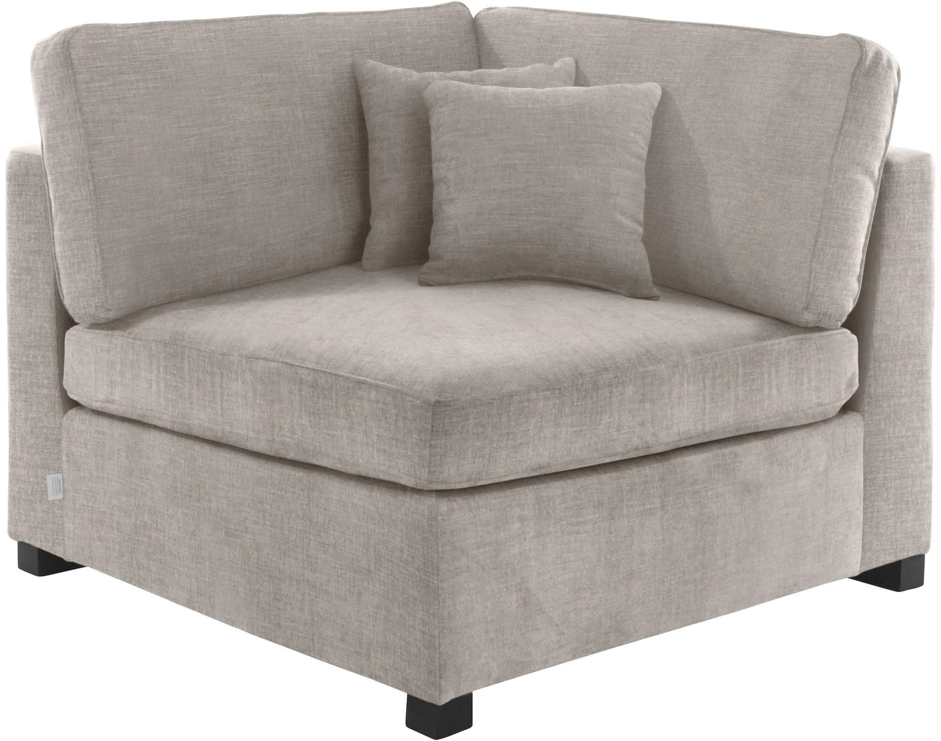Home Affaire Skara Sofaelement Beige Samtvelours Modul