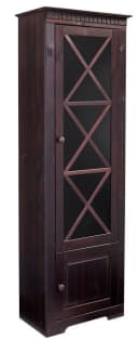 Vitrine OTTO HOME Lisa Braun Massivholz Glastürfront Bild 2