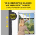 EASYmaxx Moskitonetz Magic Fit Anthrazit Teleskop-Insektenschutzgitter Bild 1
